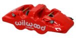 Pinza de freno radial universal Wilwood 120-14004 Aero4 de 4 pistones, color rojo. - Imagen 2