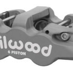 Pinza de freno radial Wilwood 120-15526 Aero6-DS derecha de 6 pistones