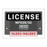 Licencia CANchecked MFD28/32 HLE01 Haldex Gen1 Gen2