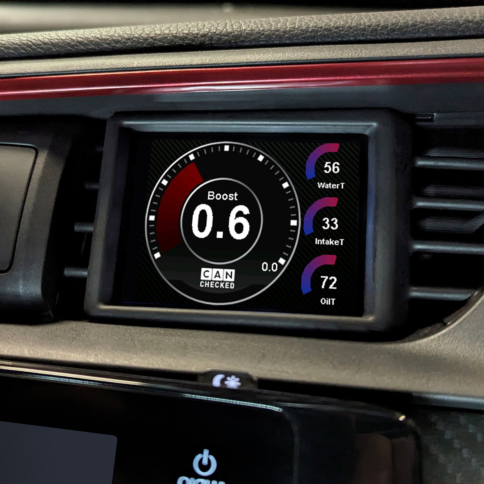 CC36052_6 Pantalla CANchecked MFD32 Gen2 para Honda Civic Tipo R FK8 17-22 / MK10 17-20 con volante a la derecha - Imagen 1