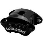 Pinza de freno flotante universal Wilwood 120-11875 D154 de 2 pistones, color negro.