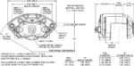 Pinza de freno flotante universal Wilwood 120-11873 D154 de 2 pistones - Imagen 2