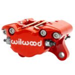 Wilwood 120-9687 Dynapro Single Universal Lug Mount Caliper 2 Pistons Red - Imagen 2