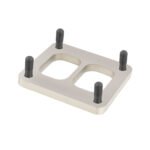 Brida de escape T4 de doble entrada con tornillos de acero inoxidable SS321 - Imagen 2