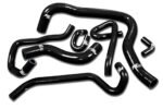 Kit de mangueras de silicona para refrigerante de radiador FMIC.EU para Honda Accord SiR-T F20B CF4 Euro-R CL1 1997-2001 - Negro