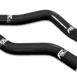 Kit de mangueras de silicona para refrigerante de radiador FMIC.EU para Honda CRZ CR-Z Hybrid i-VTEC 2011-2015 - Negro