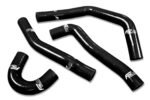 Kit de mangueras de silicona para refrigerante de radiador FMIC.EU para Mitsubishi Evolution EVO 10 X 4B11T CZ4A 2008-2015 - Negro