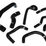 Kit de mangueras de refrigerante de radiador de silicona FMIC.EU para Nissan Skyline GTR R32 R33 R34 BCNR33 RB26DETT - Negro