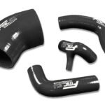 Kit de mangueras de silicona para refrigerante de radiador FMIC.EU para Mercedes Benz C200K W203 Coupé Sport Kompressor 2001-2007 - Negro