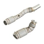 Downpipe FMIC.Pro para BMW F80 M3 S55 USA + CAT con protector térmico - Imagen 5