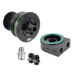 Adaptador de enfriador de placa sándwich de filtro de aceite FMIC.Pro para VAG Audi S4 S5 RS4 RS5 3.0TSI V6 Porsche 2.9T EA839 - Imagen 2