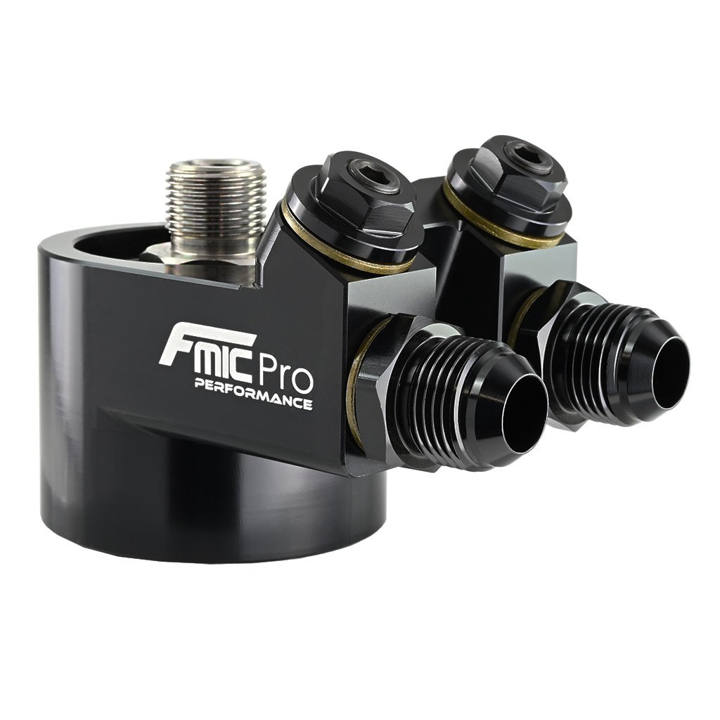 FP-SW2-010-2 Adaptador de enfriador de placa sándwich de filtro de aceite con termostato FMIC.Pro para Honda Civic X L15B - Imagen 1