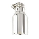 Tubo de escape de acero inoxidable Fmic.Pro con punta de 90 mm y entrada de 55 mm.