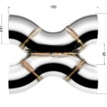 Welded X-Pipe FMIC.Pro 51mm 304 stainless steel