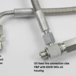 Línea de alimentación de aceite del turbocompresor FTWL para BMW M50 / M52 / M54 / S54 turbo - M12x1.5