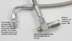 Línea de alimentación de aceite del turbocompresor FTWL para turbo BMW M50 / M52 / M54 / S54 - AN4 - Imagen 2