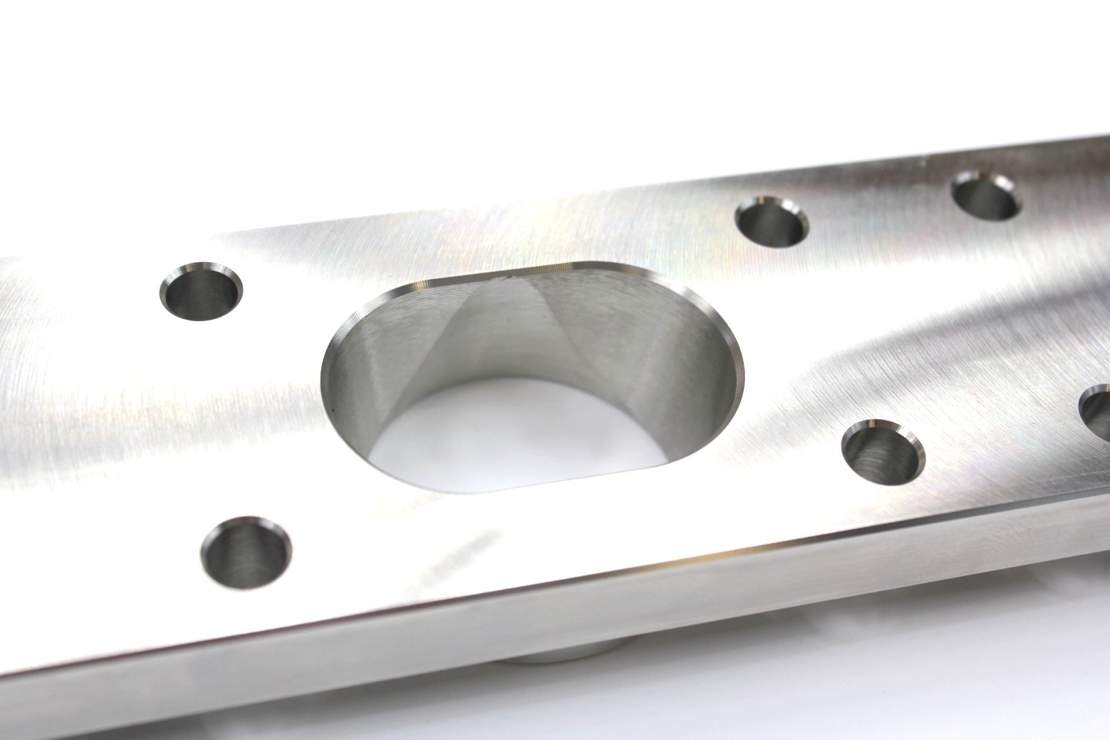 FTWL_M5XSSFLG424-2 Brida de escape CNC 3D de acero inoxidable mecanizado en bloque de 42,4 mm FTWL para BMW M50 / M52 / M54 - Imagen 1