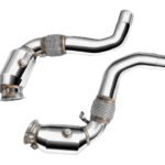 Downpipe FMIC.Pro para BMW F15 F16 X5 50ix X6 50ix 4.0 4.4L N63B 2015- con catalizador de alto flujo