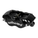 Pinza de freno Wilwood 120-14446 Dynalite I-DS forjada, universal, con montaje en tuerca, 4 pistones, color negro.