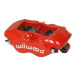 Pinza de freno Wilwood 120-14446 Dynalite I-DS forjada, universal, con montaje en tuerca, 4 pistones, color rojo. - Imagen 2