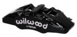 Pinza de freno Wilwood 120-13428 Dynapro 6A forjada con montaje en espárrago, derecha, 6 pistones, color negro.