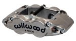 Pinza de freno Wilwood 120-13263 Superlite forjada de montaje radial, derecha, 4 pistones, níquel. - Imagen 2