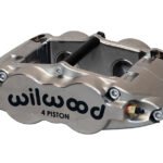 Pinza de freno Wilwood 120-13827 Superlite forjada de montaje radial, izquierda, 4 pistones, níquel