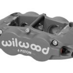 Pinza de freno Wilwood 120-13238 Superlite forjada de montaje radial, izquierda, 6 pistones