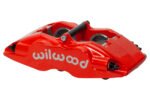Pinza de freno Wilwood 120-11134 Superlite forjada con montaje universal interno, 4 pistones, color rojo.