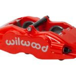 Pinza de freno Wilwood 120-11134 Superlite forjada con montaje universal interno, 4 pistones, color rojo.