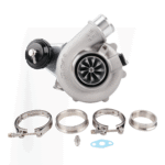 Turbocharger Pulsar PSR PTG 4849G 550HP .49 2.5" V-Band inlet 3" V-Band outlet IWG 12-14psi Ball Bearing - Imagen 2