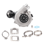Turbocharger Pulsar PSR PTG 4849G 550HP .49 T25 Inlet 3" V-Band Outlet IWG Ball Bearing - Imagen 2