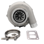Turbocompresor Pulsar PSR 6255G 900HP .85 T4 Twin Scroll Salida V-Band de 3" Rodamiento de bolas - Imagen 2