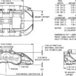 Pinza de freno Wilwood 120-13946 GN6R de montaje radial, derecha, 6 pistones
