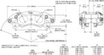 Pinza de freno Wilwood 120-10754 GNX4 de montaje universal con orejetas, 4 pistones - Imagen 2