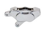 Pinza de freno delantera izquierda Wilwood 120-12117 GP310 para motocicleta (modelos 2008 en adelante), montaje en tuerca, 4 pistones, cromada. - Imagen 2