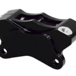 Pinza de freno trasera derecha Wilwood 120-7740 GP310 para motocicleta (modelos 1984 en adelante), 4 pistones, color negro.