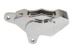 Pinza de freno delantera derecha Wilwood 120-7738 GP310 para motocicleta, montaje en espárrago, 4 pistones, cromada, 2000-2007.