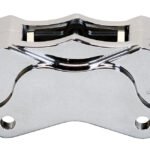 Pinza de freno trasera Wilwood 120-10174 GP310 para motocicleta, con montaje en soporte y 4 pistones, cromada.