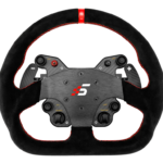 Volante GT1 de 330 mm tipo D de ante con levas de cambio SIMAGIC para simulador de carreras