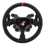 GT1 Volante de cuero tipo R de 330 mm SIMAGIC Levas de cambio Simracing - Imagen 2