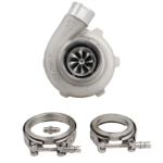 Turbocompresor Pulsar PSR 2860 Gen2 475HP .64 Entrada V-Band de 2.5" Salida V-Band de 3" Acero inoxidable - Imagen 2