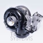 Turbocompresor HTD2872 electrónico de 350 CV de TurboSystems para BMW E60 E61 E65