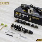 Amortiguadores BC Racing I-31-BR-RH para BMW Serie 3 E46 1998-2006 (Amortiguador trasero ajustable)