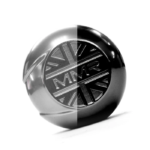 MMR Short Gear Shifter Titanium Boot Grey for Mini F54 F55 F56 2014+