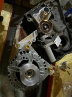 Water Pump Adapter and Alternator Mount Kit MZR Garage for Toyota 1JZ 2 JZ AN20 Fitting