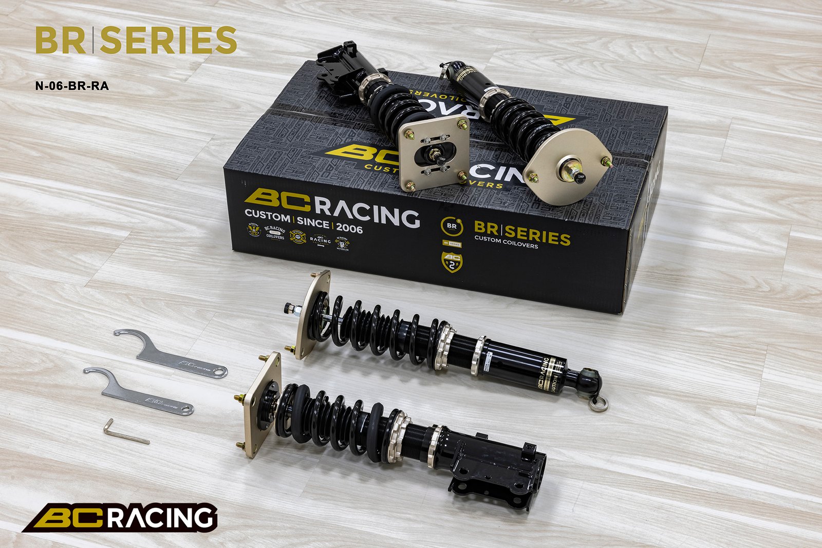 N-06_BR_RA Amortiguadores BC Racing N-06-BR-RA para Mazda RX-7 FC3S 1985-1991 - Imagen 1