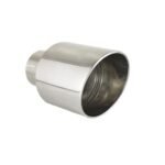 Universal Exhaust Tail Pipe Muffler Tip round 115mm lenght 120mm mounting diameter 70mm