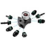 Nuke Performance Y-Block Adapter Fitting AN-8 ORB 3x - Imagen 2