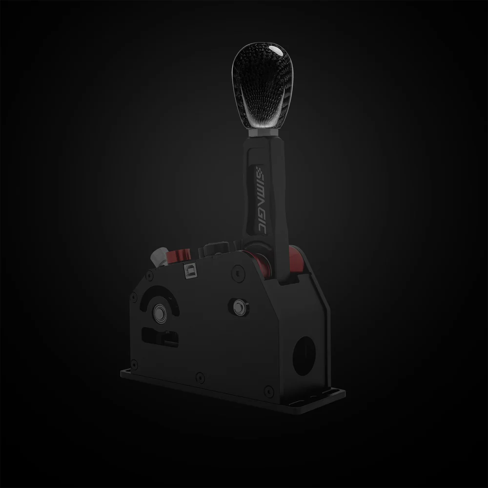 P-TSK-2 Pomo de palanca de cambios cónico de carbono SIMAGIC Simulator Simracing - Imagen 1